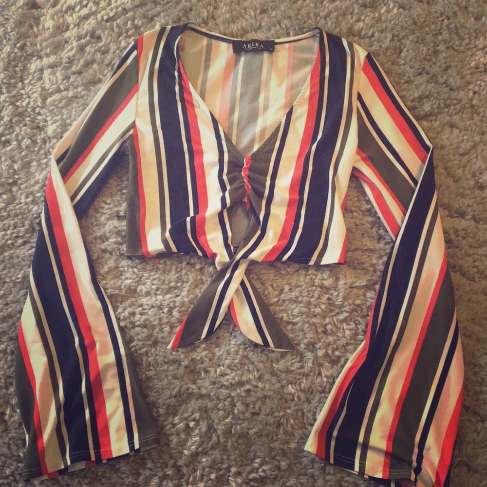 Stripped crop top